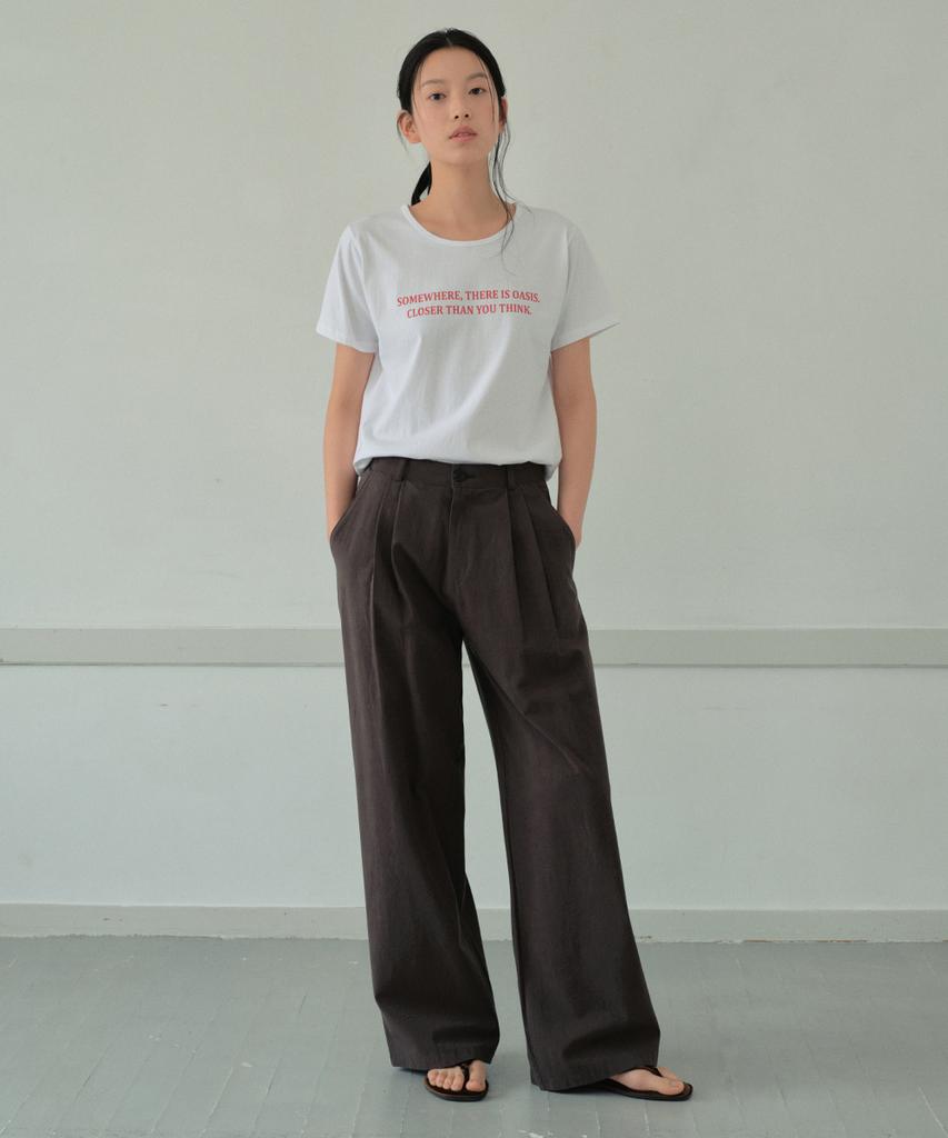 Wednesday Oasis For Woman Closer Silket Half T-Shirt_Ivory(Wb6Tp35)