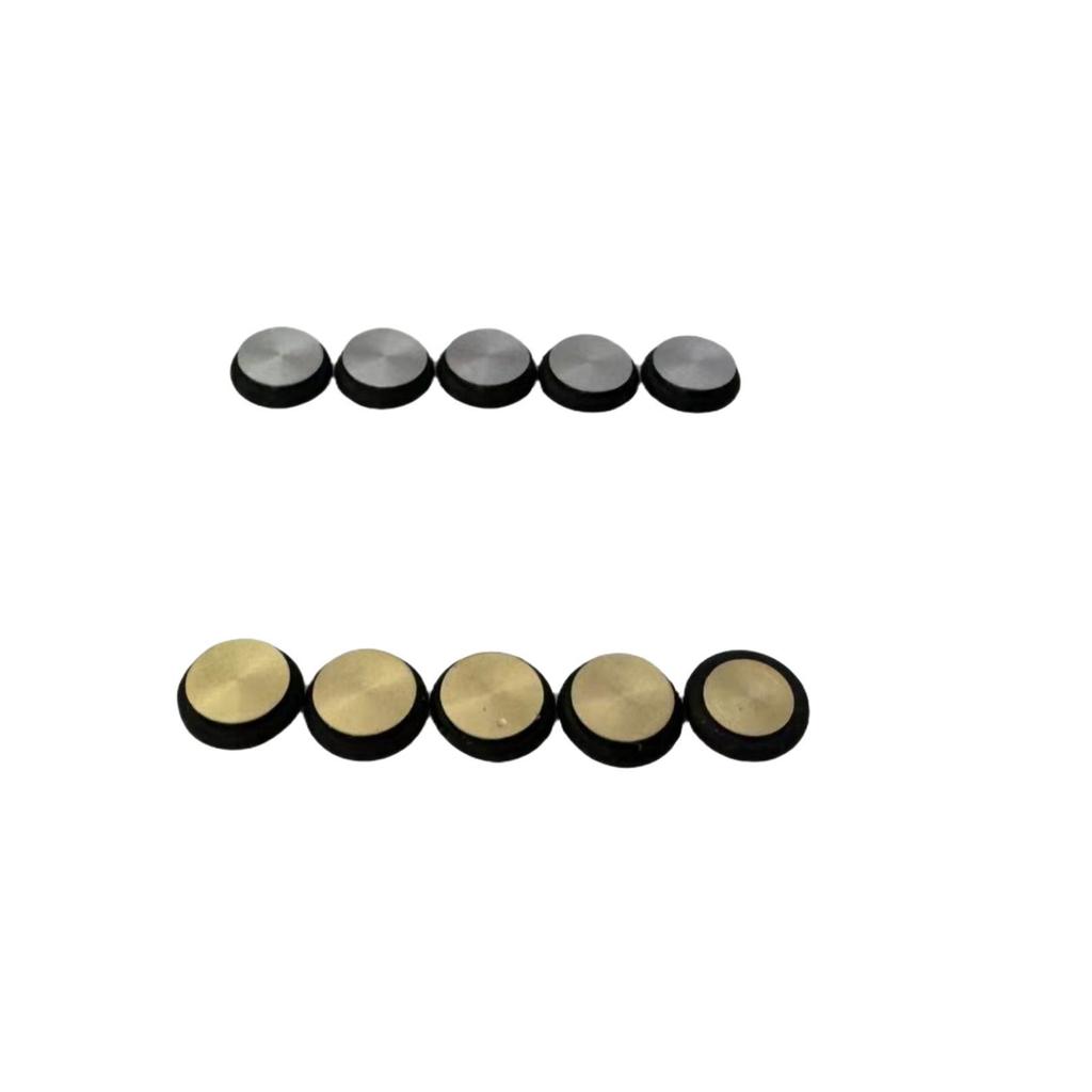 Flute Key Hole Plug Set: 10 Removable, Rust-Resistant Metal Pads for Flute Repair.