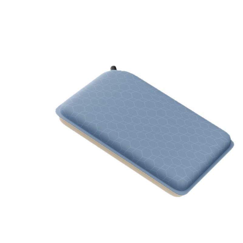 

Portable Inflatable Cushion Outdoor Music Festival Moisture-proof Cushion Outdoor Picnic Camping Mountaineering Artifact світло-сірого кольору