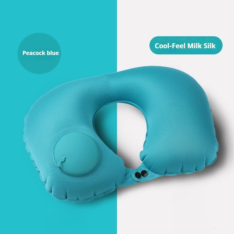 Inflatable  Portable Neck  Inflatable U-shaped Pillow Travel Neck Pillow U-shaped Neck Pillow Outdoor Travel Airplane Pillow