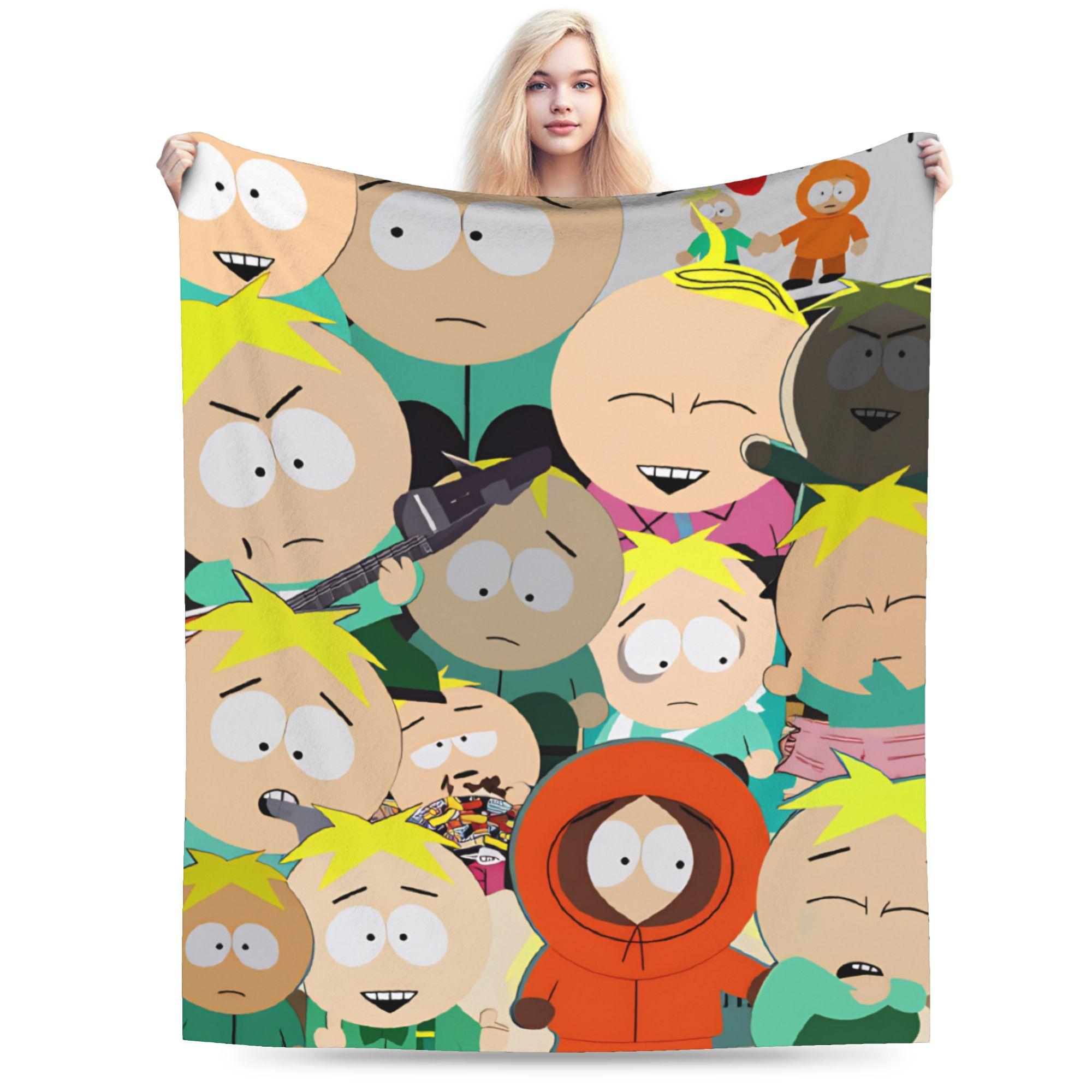 

Butters Stotch Warm Soft Blanket Southes Cartoon Parks Girls Boys Plush Throw Blanket Home Decor Bedspread Sofa Bed Cover 30x40in