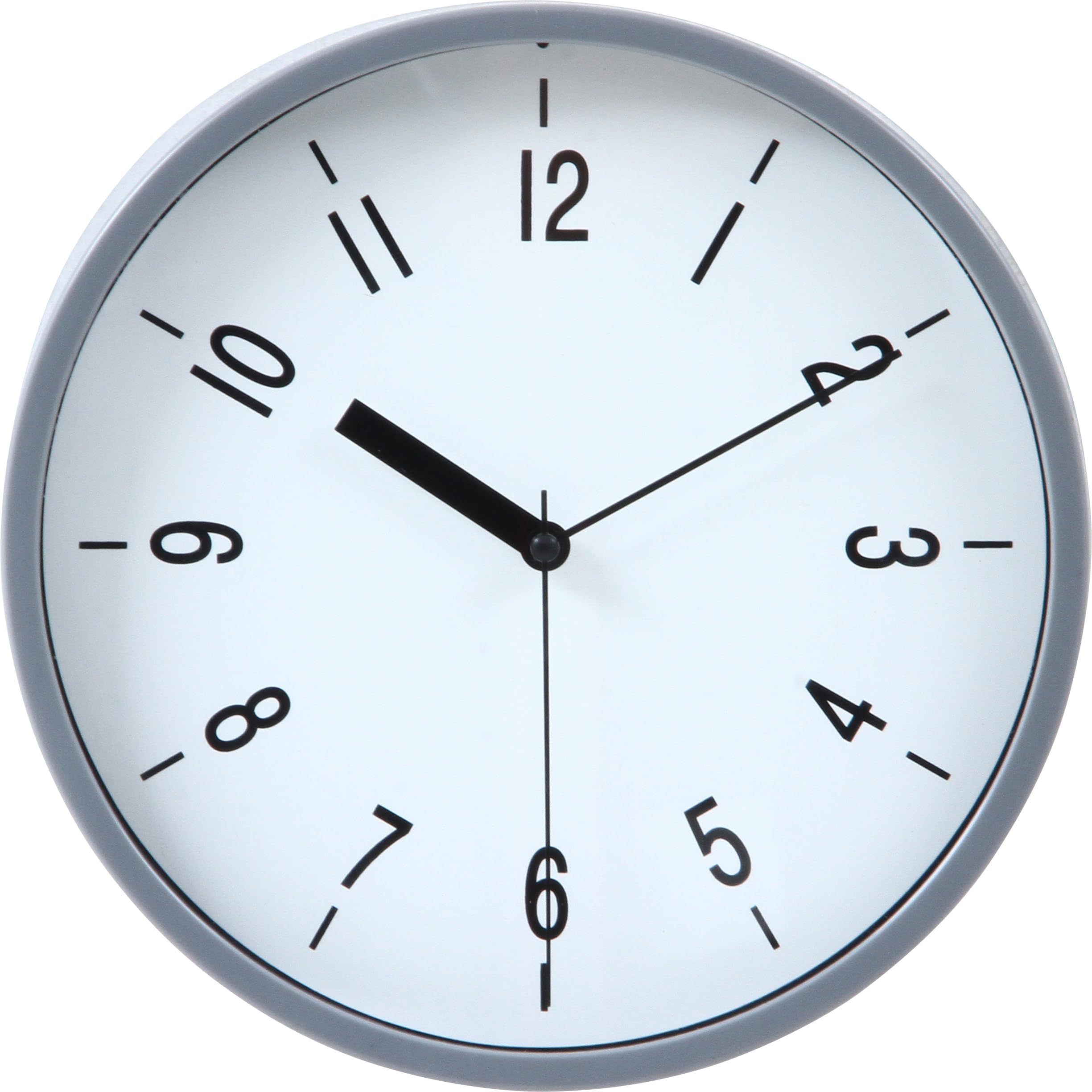 

Fujiboeki Wall Clock Gray Diameter Harry 99278 22.5cm серый