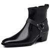 Men's Boots Designer Chelsea Boots Luxury High Quality Men Cowboy Boots Black Brown Zip Wedding Office Dress Shoes Male