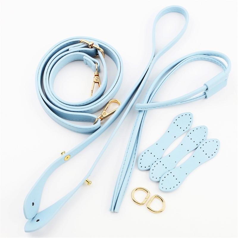 Craft Your Own Bag with Adjustable Drawstring Shoulder Strap Handle Rope Kits for Handmade Straw Bucket Bags Accessories