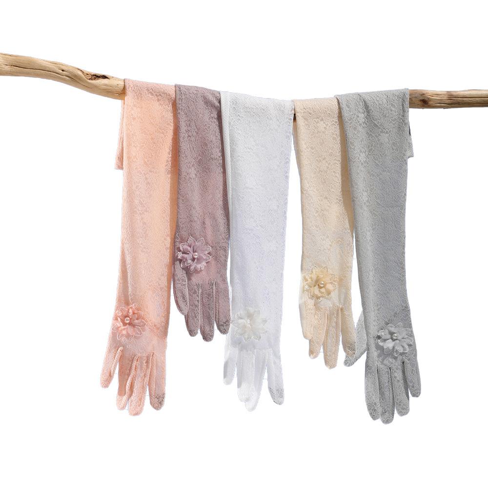 Sun Protection Gloves for Women UV Proof Summer Riding Electric Bike Ice Sleeves Integrated Hand Sleeves Loose Car Ice Silk Sleeves Sleeves