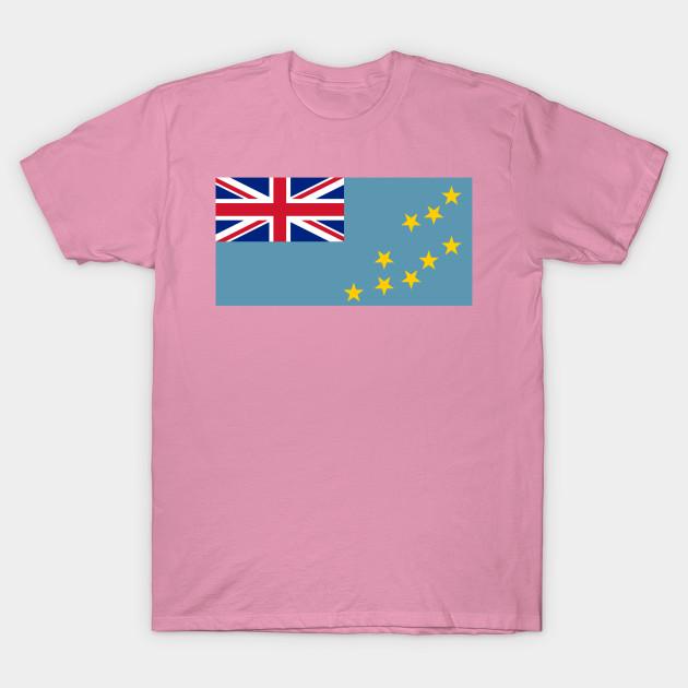 T-Shirt Damen Tuvalu Flagge Harajuku Print Kawaii T-Shirt Sommer Kurzarm Damen T-Shirt Top Tee