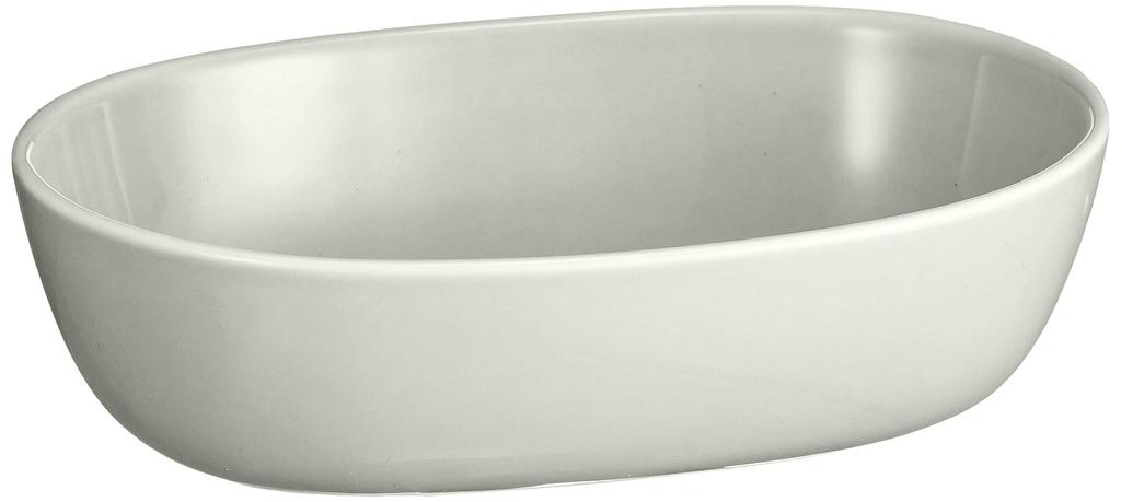 Hasami ware oval GY "essence" bowl, medium,