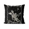 Horror Skeleton Art Print Pattern Cushion Cover Home Living Room Sofa Decoration Throw Pillow