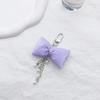 Cute Bowknot Pearl Chain Keychain Pendant Lovely Hanging Decorations Keyring Charm for Purse Bag Backpack Handbag