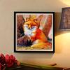 New Arrival 5D DIY Full Circle Diamond Painting "Fox" Embroidery Cross Stitch Home Decor Gift