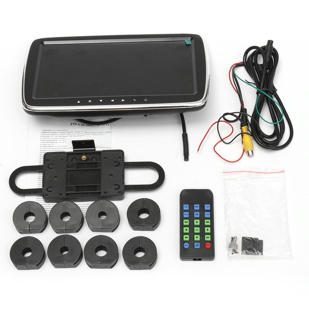 DVD Video Player USB/SD/HDMI/IR/FM TFT LCD Digital Screen Touch Button Game Remote Control 9Inches HD Car Headrest Monitor