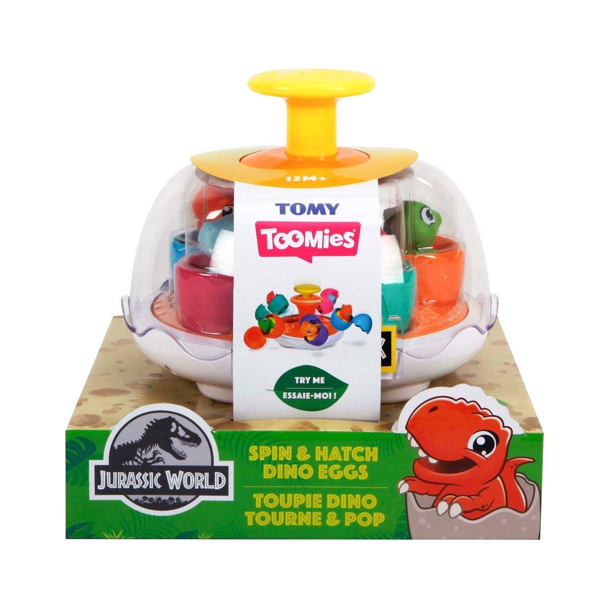 

73252 Tomy - Jurassic World Spinning Dino Eggs - Toomies +12 месяцев