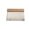 MDNG Stainless Steel Oak Handle Square Dough & Rice Noodle Cutter - Set of 4