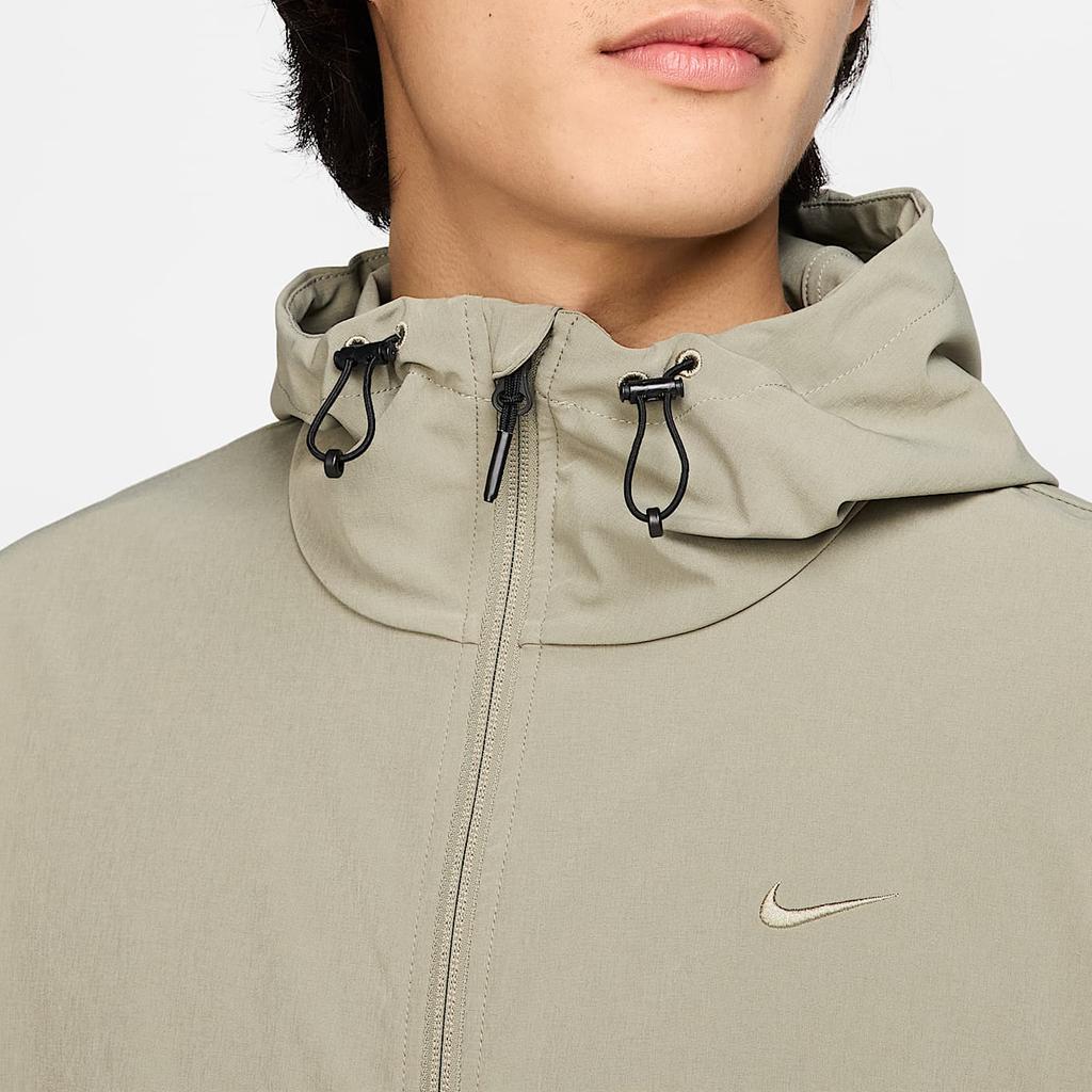 Nike Unlimited Repel Logo Hooded Comfortable Long Sleeve Jacket Men Jackets Light-Army-Green Black FB7552-320