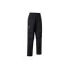 Salomon Solid Color Elastic Waist Straight Loose Casual Pants Unisex bottoms Black LC2392100
