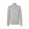 Polo SS23 Logo Print High Neck Half Zip Knit Sweater Men Sweater Gray 710859939-001