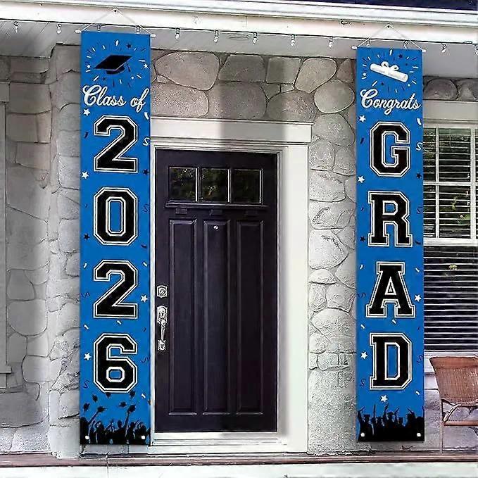2026 Graduation Decorations, Congrats Grad Porch Banner for Any Schools or Grades 2026 Graduation Party Decorations