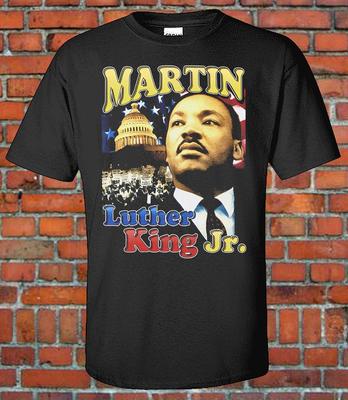 Martin Luther King MLK Bootleg Grafik T-Shirt Unisex T-Shirt