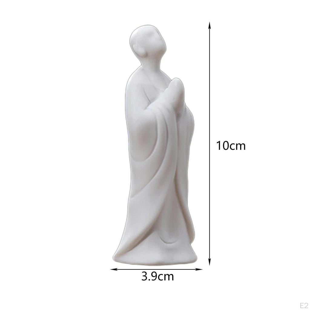 Buddha Statue for Tanks - Handcrafted Ceramic Decor Home and Yoga
