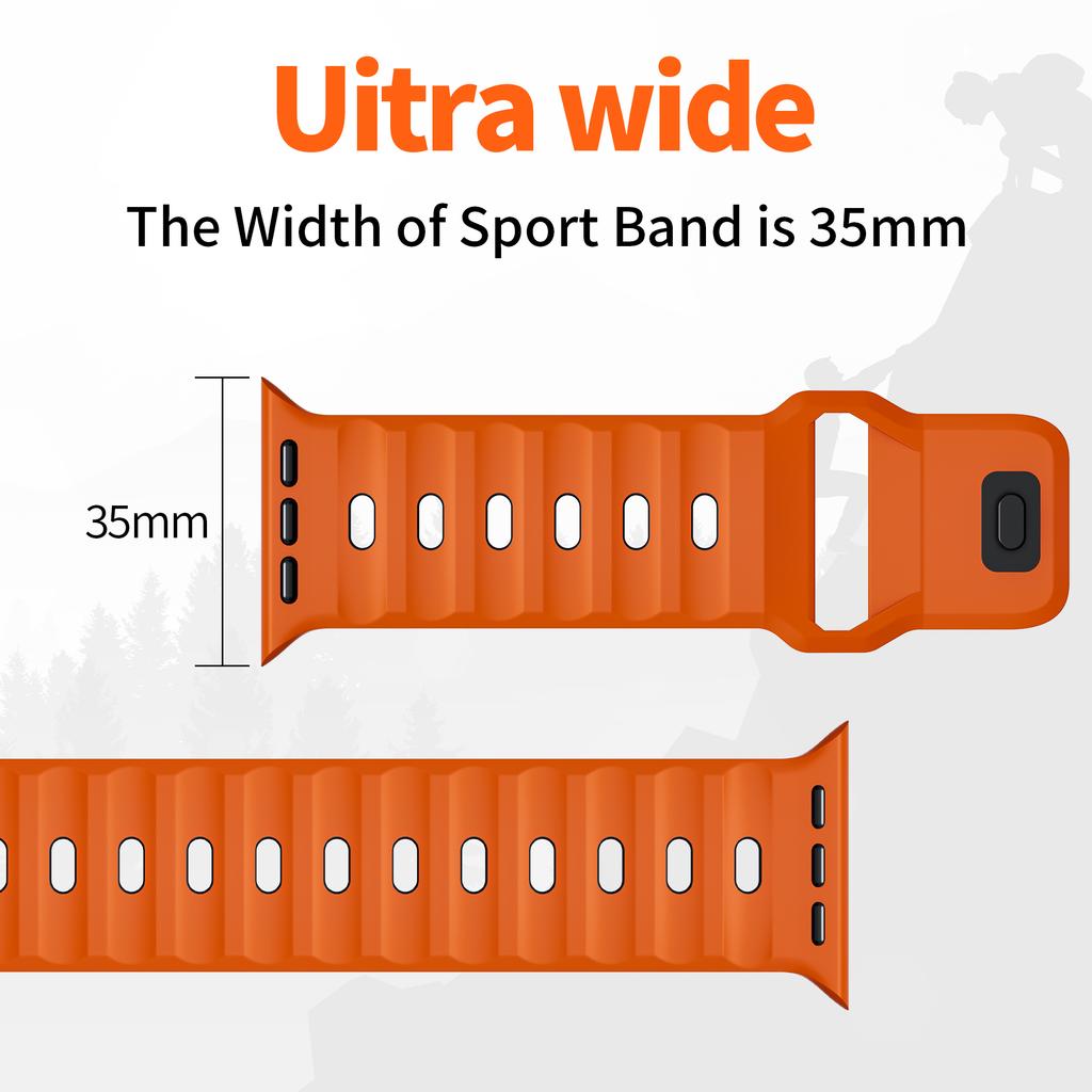 Band For Smart Watch Ultra 2 49mm 10 46mm 9 8 7 45mm Silicone Sport Soft Strap Bracelet Accessories for Watch Series SE 6 5 4 3 2 1 44mm 42mm