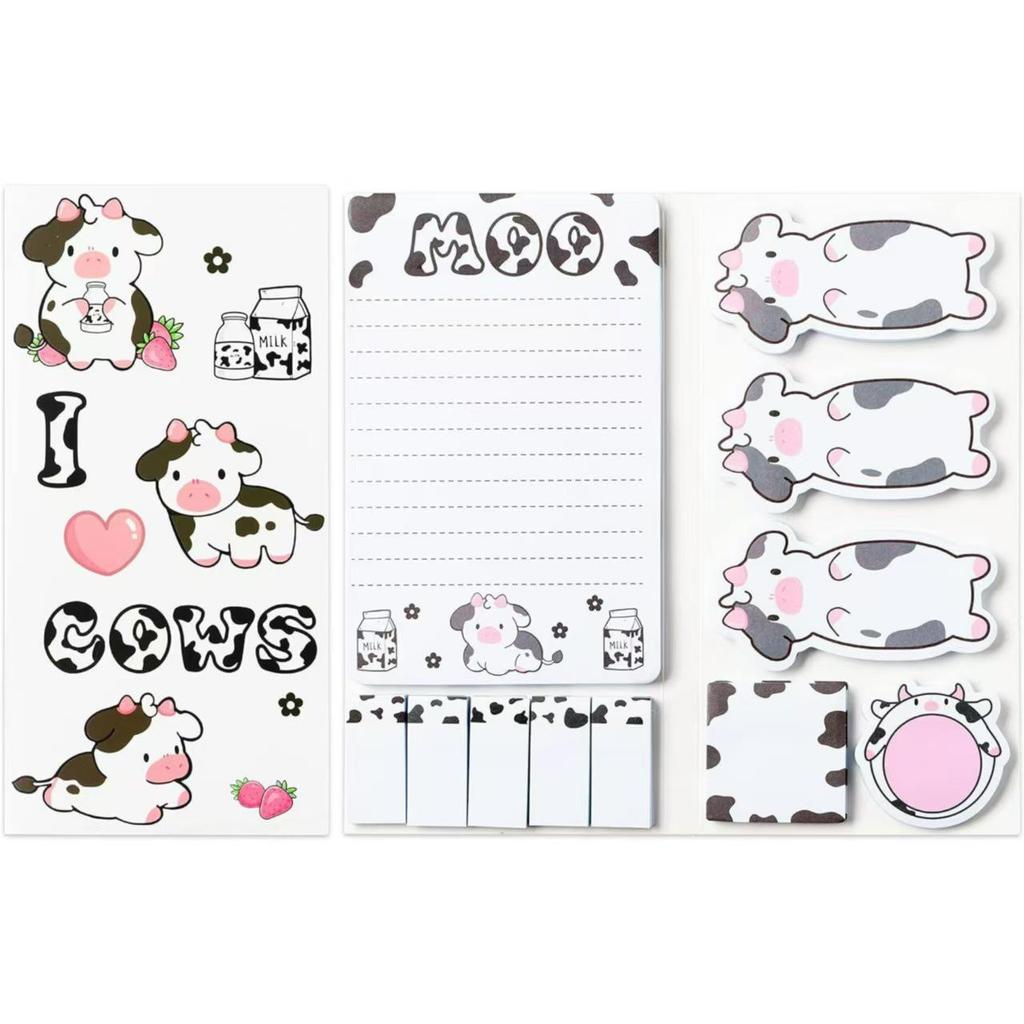 Irregular Shaped Cartoon Animal Sticky Notes for Diaries & Planners - Reusable & Tearable Stickers.