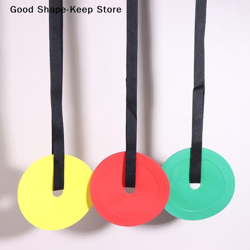 5Pcs Set 15CM TPR Adjustable Flat Spot Markers for Soccer And Football Goal Target Discs Improve Shooting Accuracy Practice Aids