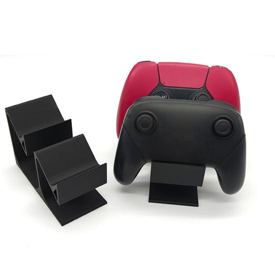 Portable Desktop Controller Holder, 3D Printed Gaming Controller Display Stand Fits 2 Controllers, Universal Storage Organizer, Gifts for Gamers