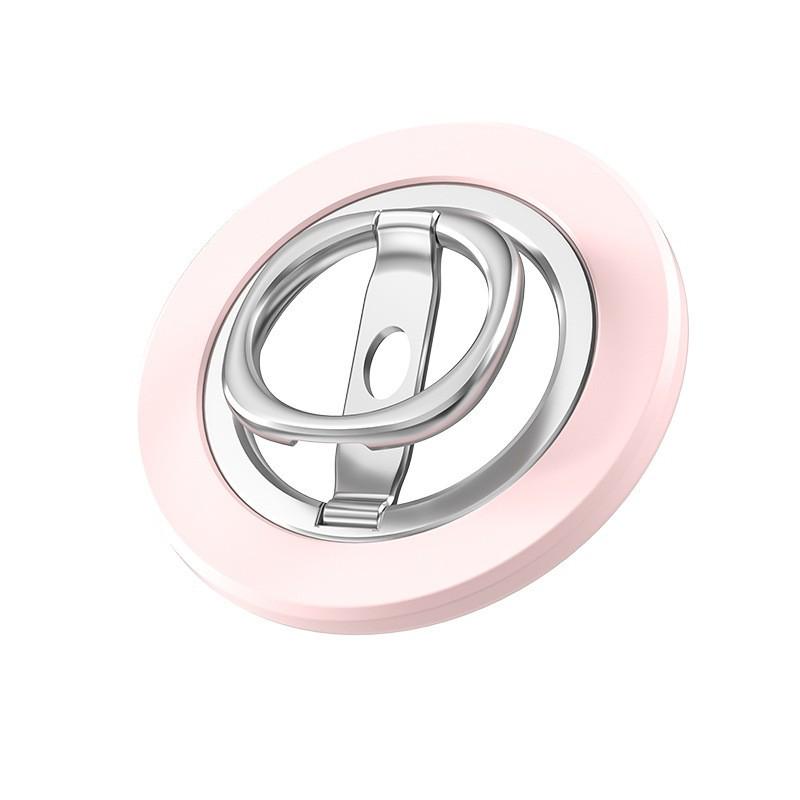 Ultra-Thin Magnetic MagSafe Phone Stand Ring - Multi-Functional Double Ring, Three-Fold Design