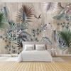 3D tapety ścienne w stylu chińskim ręcznie malowane kwiaty i ptaki obraz olejny freski salon gabinet Home Decor Papel De Parede Sala