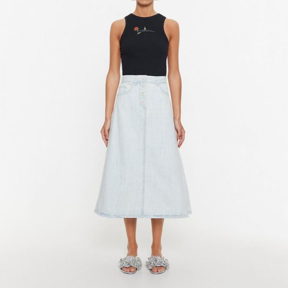 

Bimba Y Lola Light Blue Denim Midi Skirt B245aws008bla Blue/40
