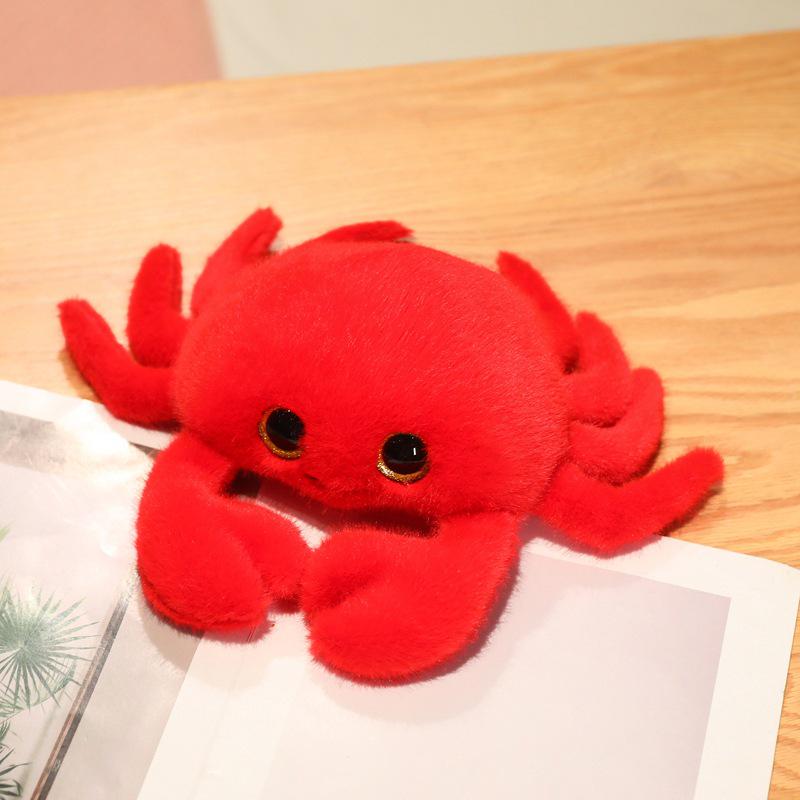 Cartoon Meeresbewohner Plüschtier Set: Schildkröte, Oktopus, Wal, Krabbe Kuscheltiere für Kinder
