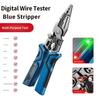 Multifunctional Wire Stripping Pliers Digital Display Crimping Pliers Wire Stripper  Hand Tool