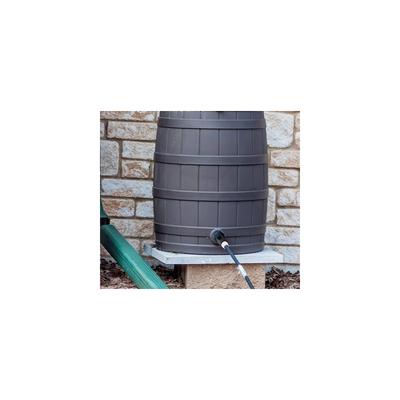 Rain Barrel Spigot PVC Kit Water Bucket Diverter with Bulkhead Fitting Hose Faucet Adapter