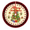 Snowflake Print Christmas Tree Skirt Santa Claus Printed Christmas Decoration  Home Holiday