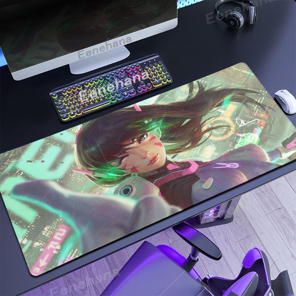 Large Overwatch PC Gamer Cabinet Mouse Pad Cute Pink Keyboard Expansion Pad Laptop Gaming Accessories Desk Mat Kawaii HD Carpet