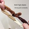 Bow Thickened High Elastic Hair Bands Temperament Wild Rubber Band Female Hair-Binding Does Not Hurt Hair Accessories Hair Ring
