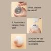 Shampoo Massage Brush with Soft Silicone Teeth Built-in Liquid Dispenser Detachable Design Pet Bathing Brush