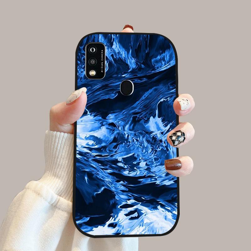 For ZTE Blade A51 Case A52 A53 Color Painted Soft Silicone Phone Cover Cases For ZTE Blade A31 Fashion Protective Fundas Coque