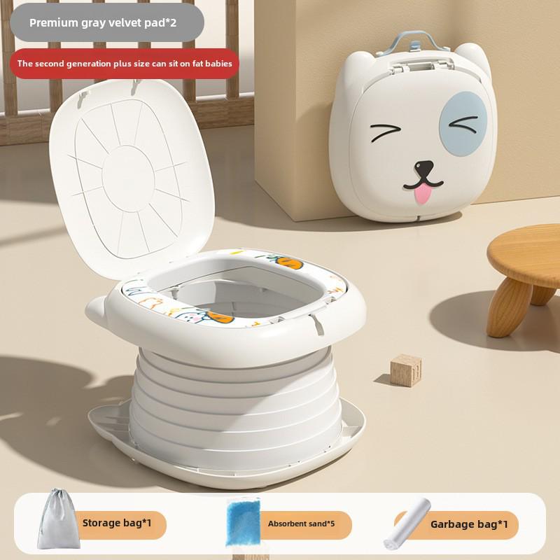 

Портативный детский дорожный туалет: Складной горшок для кемпинга и чрезвычайных ситуаций