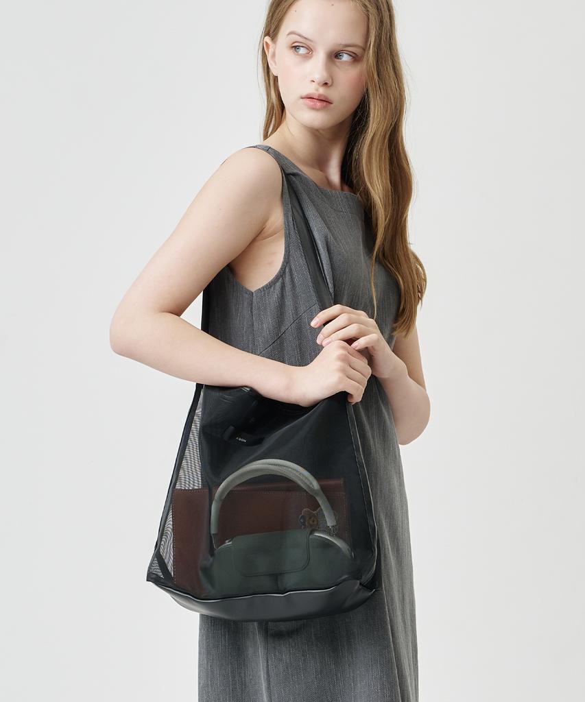 The-Abon Dry Nets Tote Bag Black