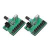 2Pcs 4 Pin Fan Adapter 12V 2 Pin 3 Pin 4 Pin 8 Way 6Pin Power Supply Plug and Play Chassis Fan 8