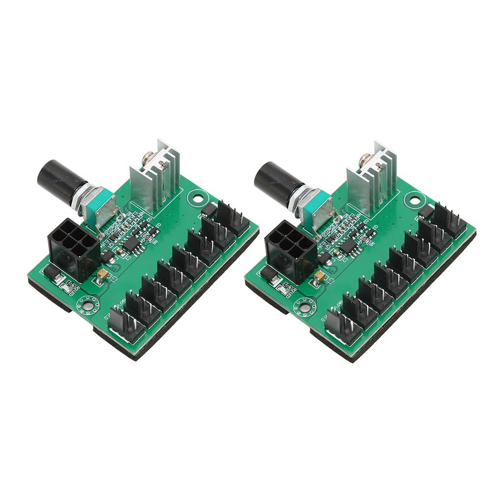 2Pcs 4 Pin Fan Adapter 12V 2 Pin 3 Pin 4 Pin 8 Way 6Pin Power Supply Plug and Play Chassis Fan 8