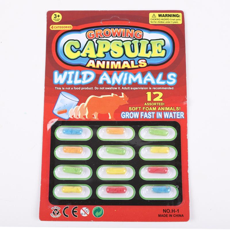 Dinosaur and Marine Animal Expanding Capsules - Educational Bath Toys for Kids, Inspired by TikTok