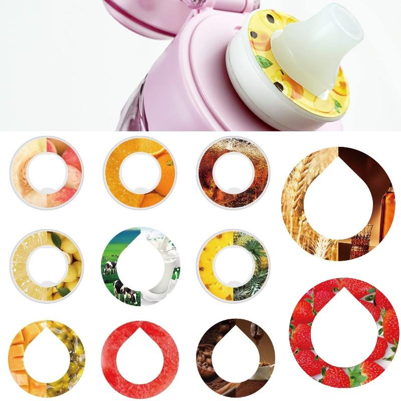 Creative Air Up Water Bottle Tritan Taste Pod Fruit Fragrance Flavor Peach Cola