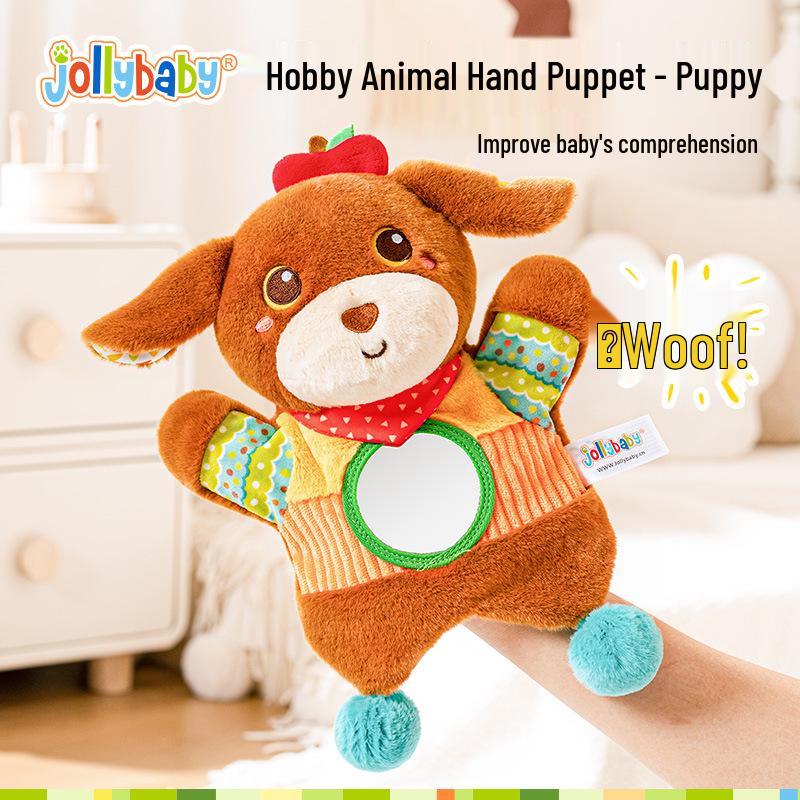Jollybaby Fun Animal Hand Puppet for Newborns 0-6 Months