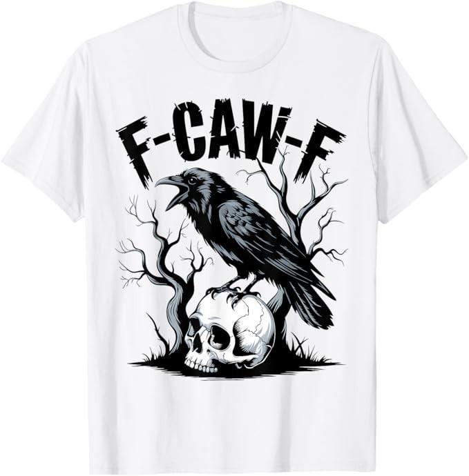 

Чёрный Ворон, F-Caw-F Забавная футболка с чёрной птицей 2XL
