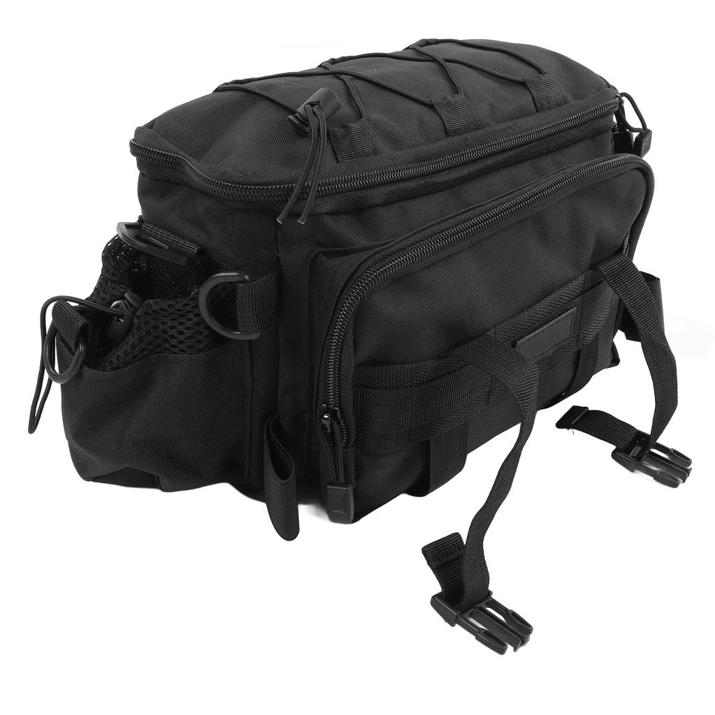 Fishing Tackle Bag Double Layer Waterproof Canvas Multifunction Fishing Bag Fishing Bag Backpack for Outdoor Angling