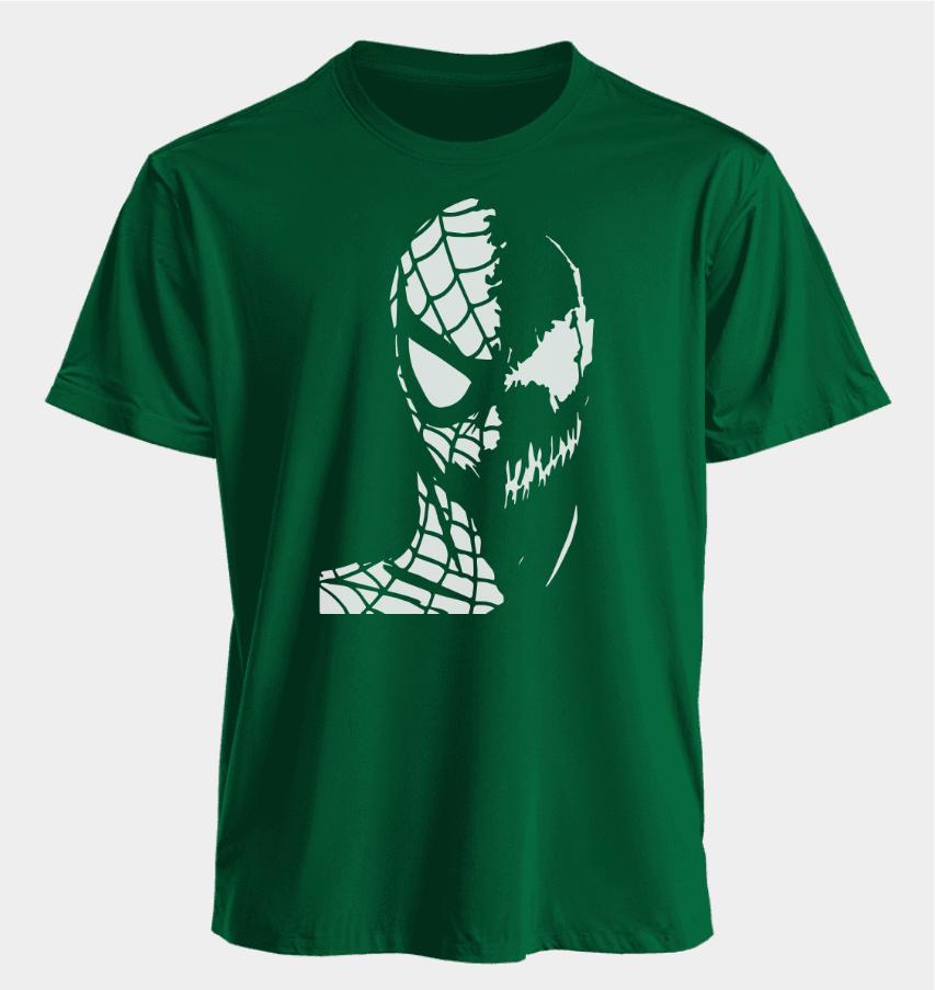 Men's T-shirt-Man Venom Summer American Spring and Autumn New Casual Retro Printed Sportswear Short-sleeved