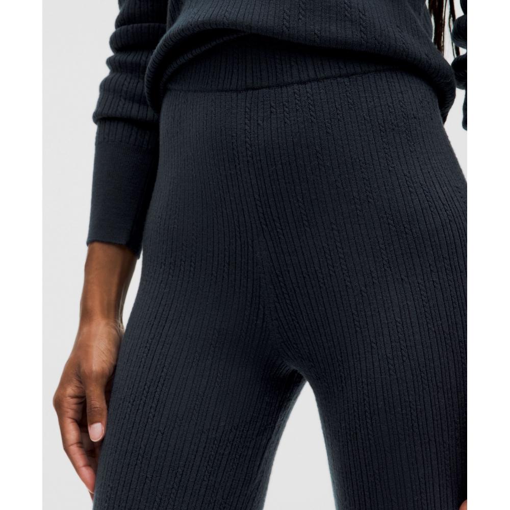 Lululemon Ribbed Merino Wool Blend Pant True Navy