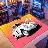 Classic Vintage Car Pattern Rug, Non-slip Rug, Suitable for Living Room, Bedroom, Game Room, Computer Room and Home Décor.